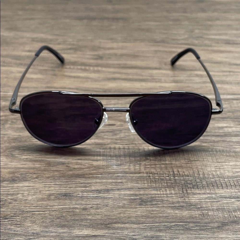 Zenni Stylish Black Aviator Sunglasses